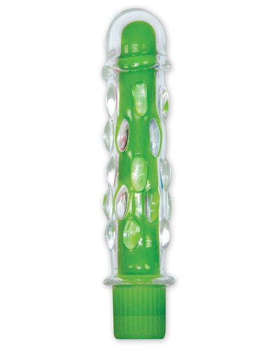 Neon Glass Vibrator Green