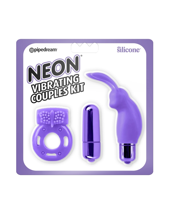 Neon Vibrating Couples Kit