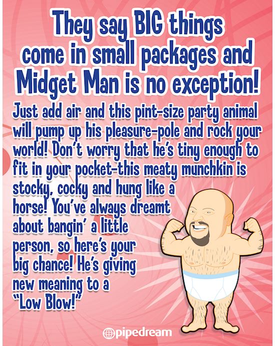 Midget Man Inflatable Love Doll