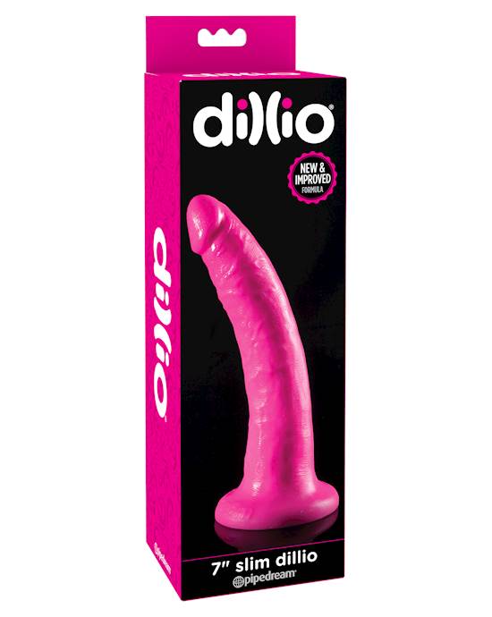 Dillio 7 Inch Slim Suction Cup Dildo