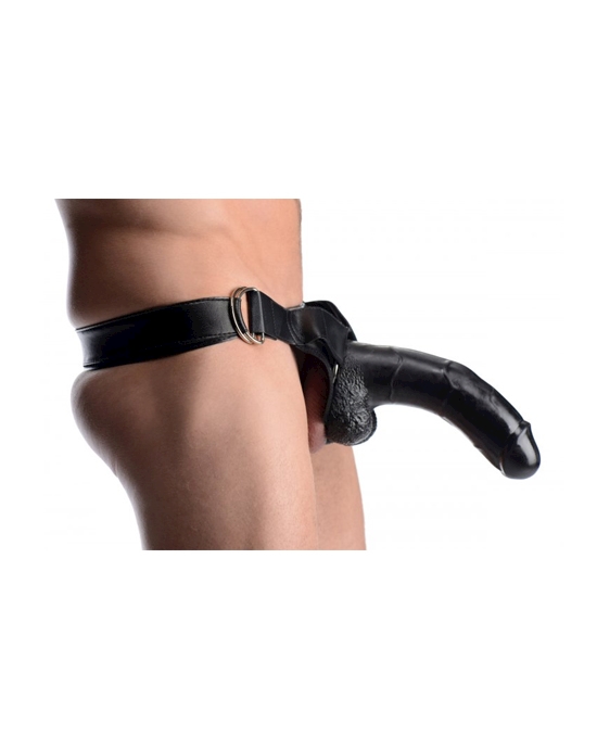 Infiltrator Ii Hollow Strap-on & 10 Inch Dildo