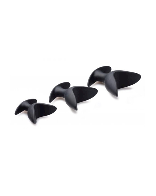 Ass Anchors 3 Piece Silicone Anal Anchor Set