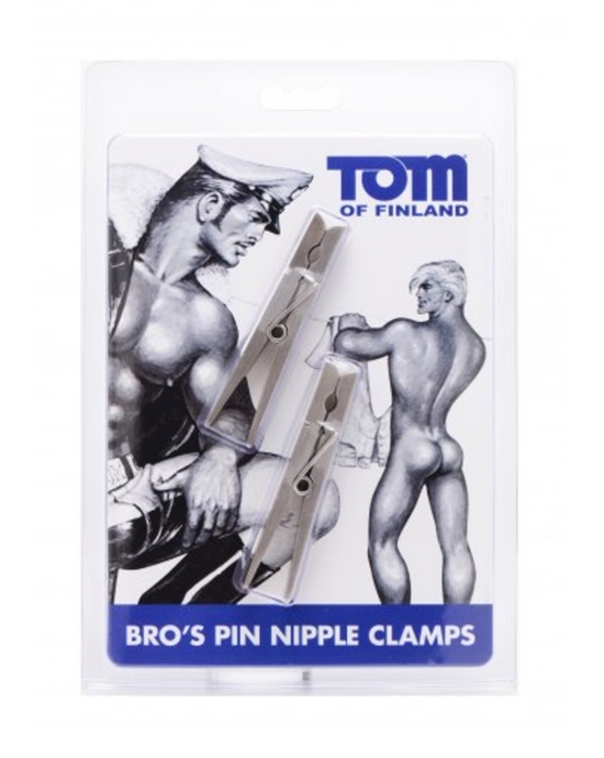 Tom Of Finland Bro's Pin Nipple Clamps