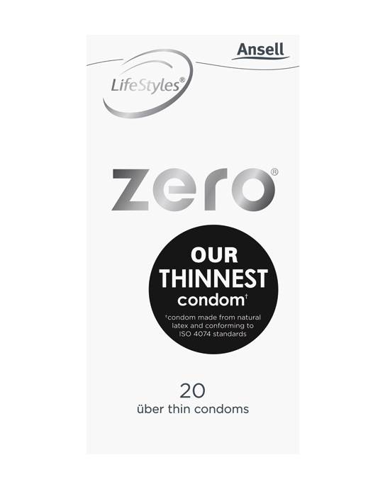 LifeStyles Healthcare Zero Uber Thin Condoms