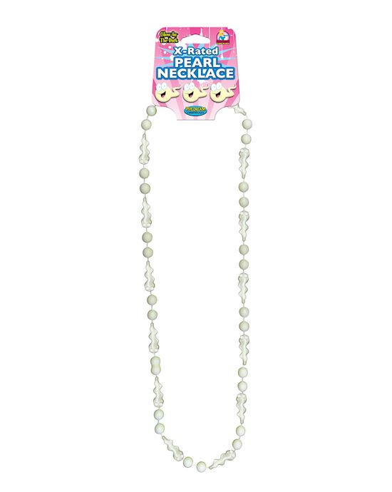 X Rated Pearl Necklace Glow In Da