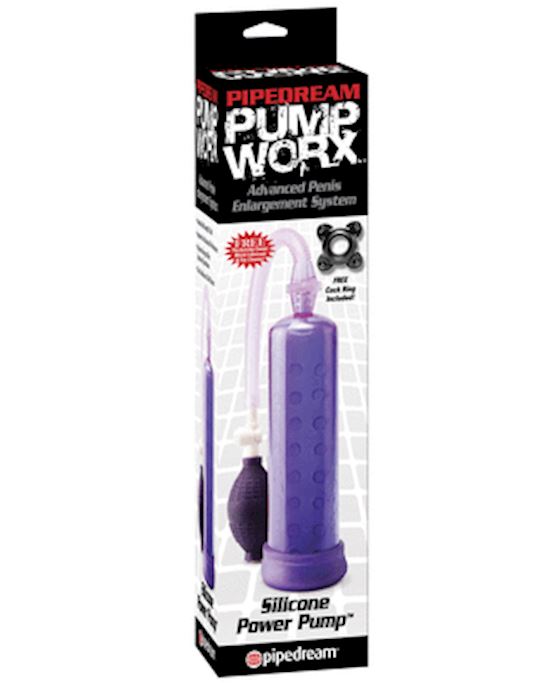 Pump Worx Silicone Power Pump Purple