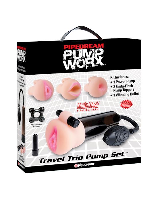 PUMP WORX Travel Trio Pump Set