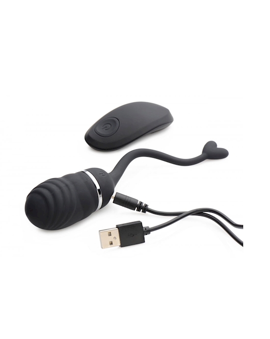 O-bomb Rechargeable Remote Silicone Vibe