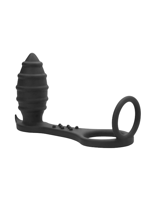 Butt Plug With Cock Ring And Ball-strap