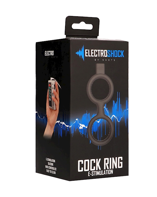 E-stimulation Cock Ring With Ballstrap