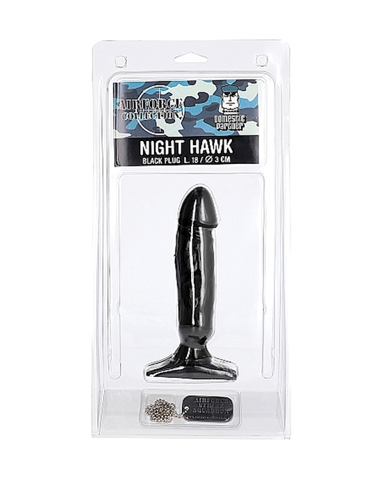 Night Hawk Veined Dildo