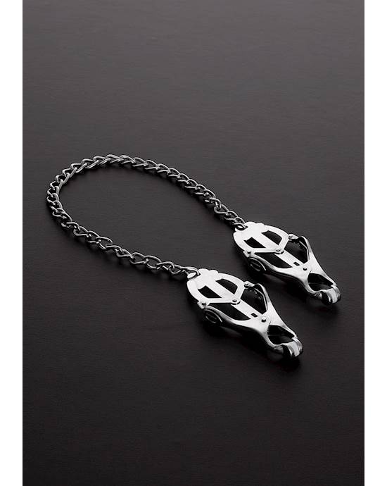 Clover Nipple Clamp With Chain