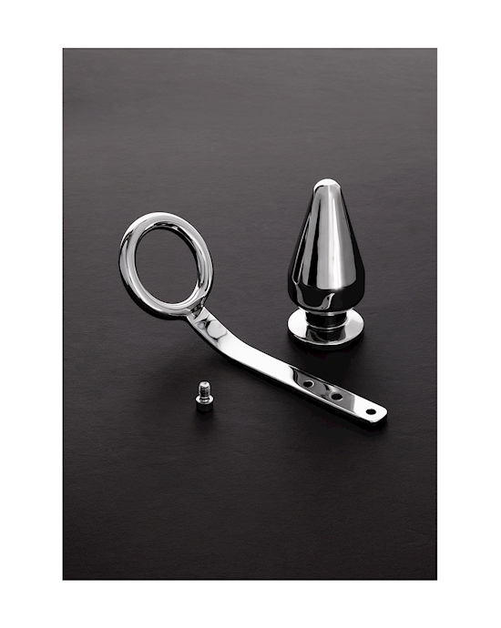 Cock Ring & Butt Plug - Large
