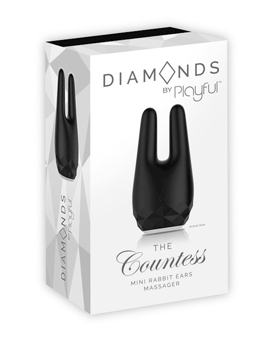 Diamonds The Countess Mini Rabbit Ears Massager