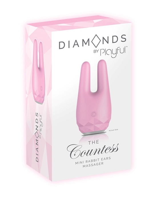 Diamonds The Countess - Mini Rabbit Ears Massager