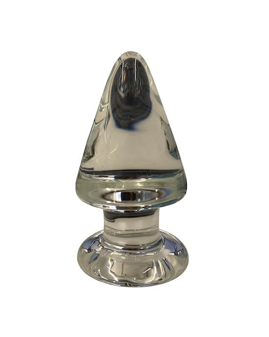 The Cone Glass Butt Plug
