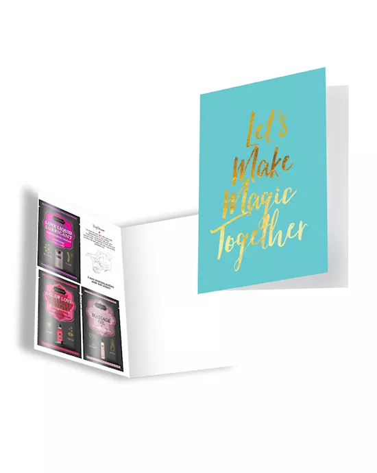 LETS MAKE MAGIC TOGETHER GREETING CARD