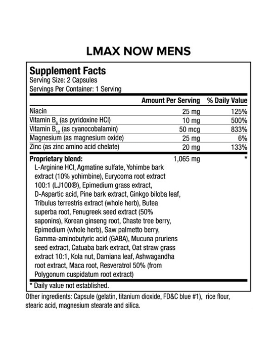 Lmax Men Sexual Enhancement