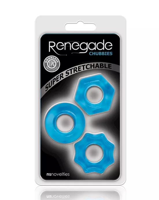 Renegade Chubbies Set of 3 Cock Rings