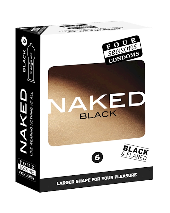 Four Seasons Naked Black Condoms