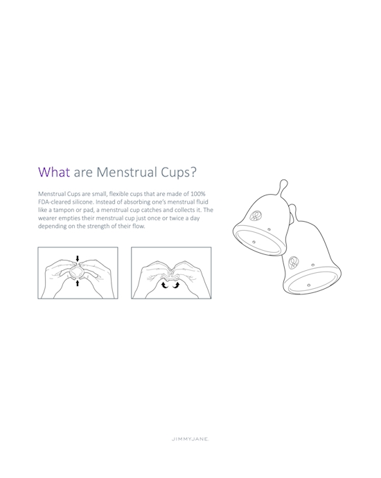 Jimmyjane Intimate Care Menstrual Cups