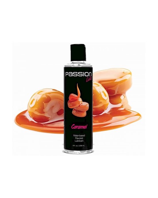Passion Licks Caramel Flavoured Lubricant 8oz