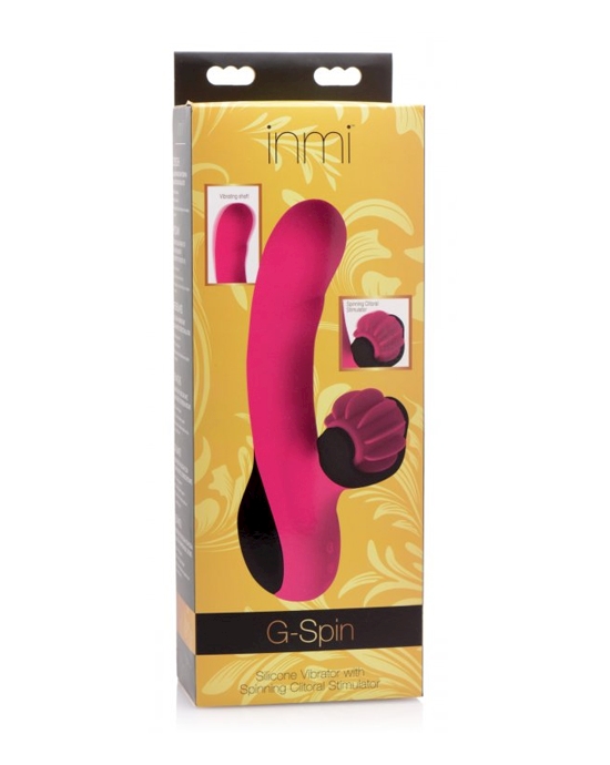 Inmi G-spin Vibrator With Spinning Clitoral Stimulator