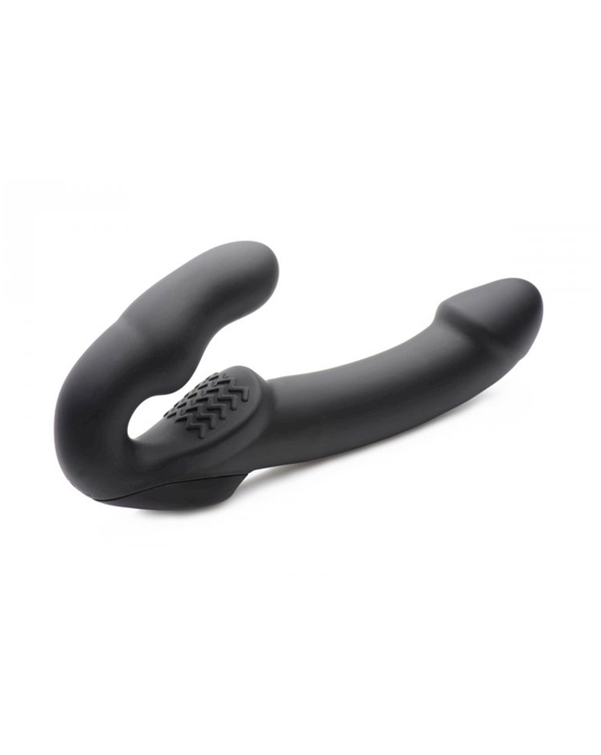 Evoke Rechargeable Vibrating Silicone Strapless Strap-on