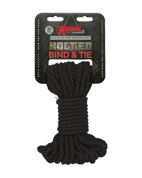 Kink Bind  Tie 30ft Hemp Bondage Rope