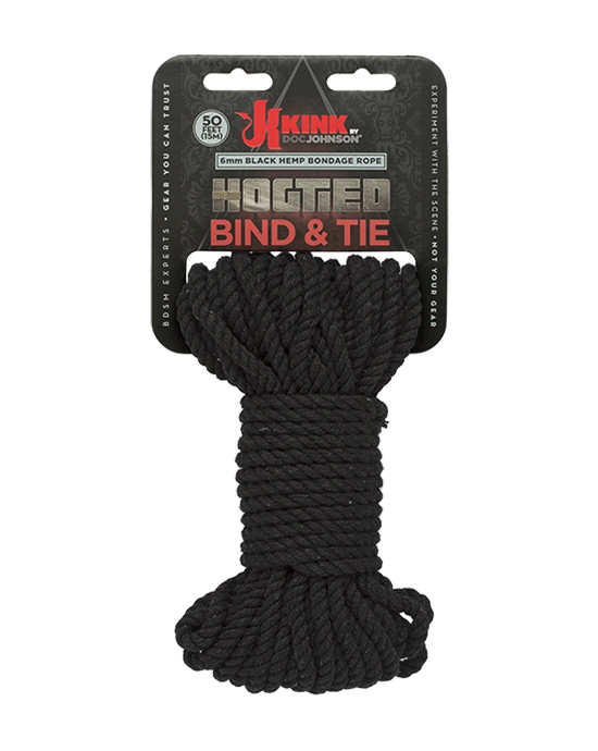 Kink Hogtie Bind & Tie 6mm Hemp Bondage Rope