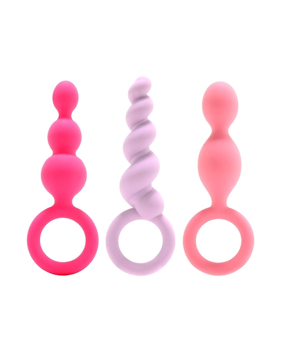 Satisfyer Silicone Plugs, Set Of 3