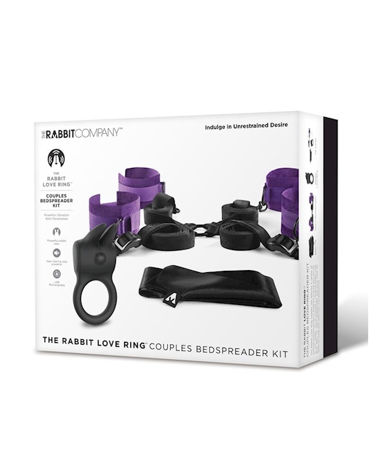 The Rabbit Company - The Rabbit Love Ring Couples Bed Spreader Kit