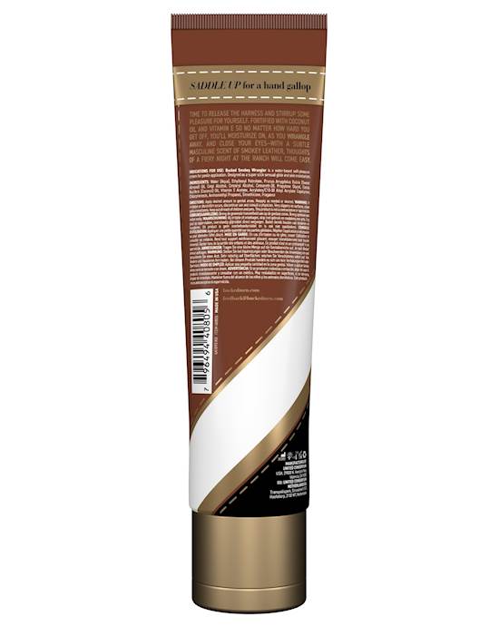 Bucked Smokey Wrangler Masturbation Cream - Leather (60ml)
