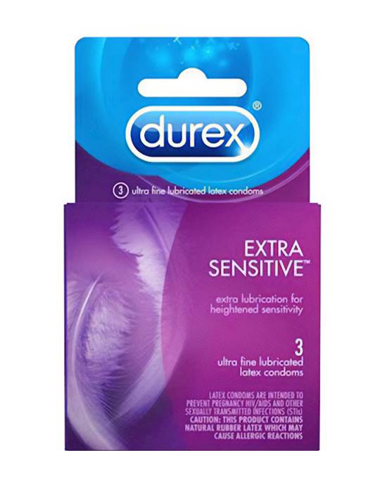 Durex Extra Sensitive Condoms 3 Pack