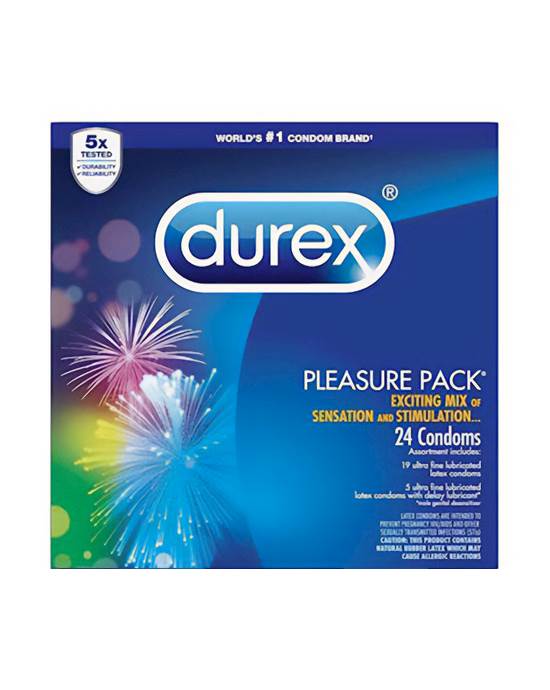 Durex Pleasure Pack Condoms 24 Pack