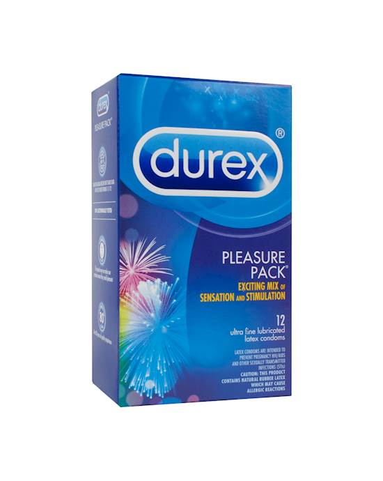 Durex Pleasure Pack Condoms 12 Pack