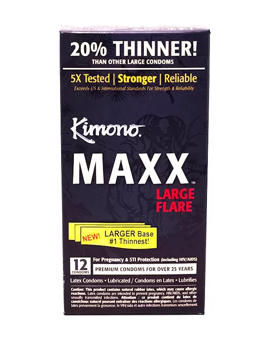 Kimono Maxx Large Flare  12 Pack
