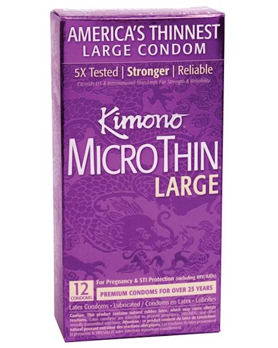 Kimono Microthin Large  12 Pack