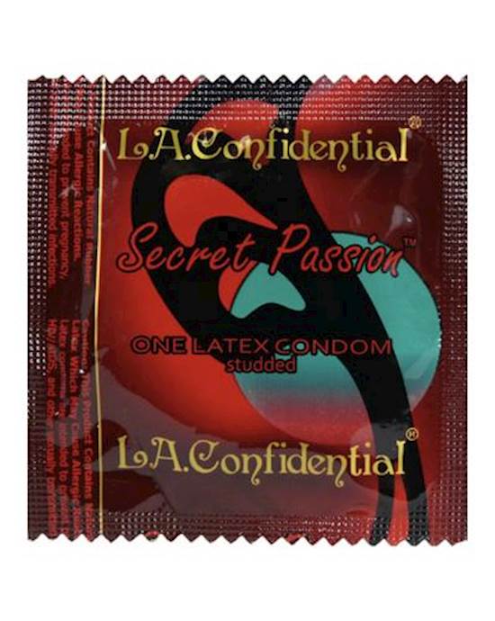 Caution Wear L A  Confidential Secret Passion Condoms - 1000 Pack