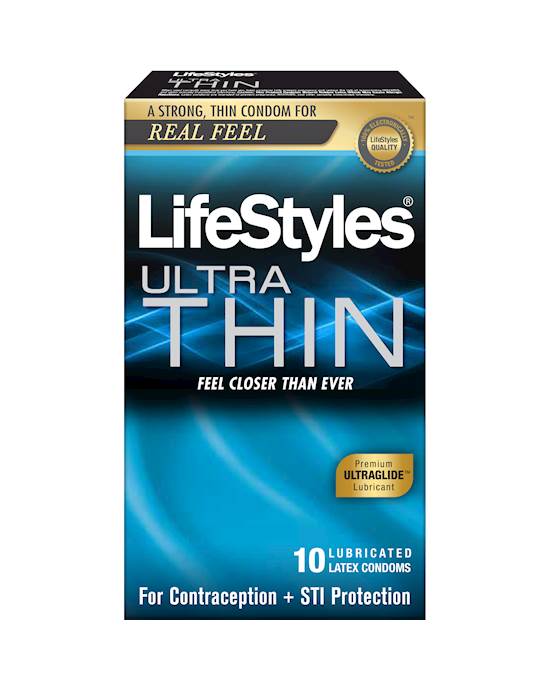 Lifestyles Ultra Thin Condoms 10 Pack