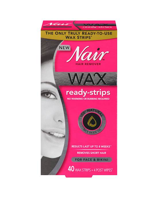 Nair Wax ReadyStrips Body  40 Pack