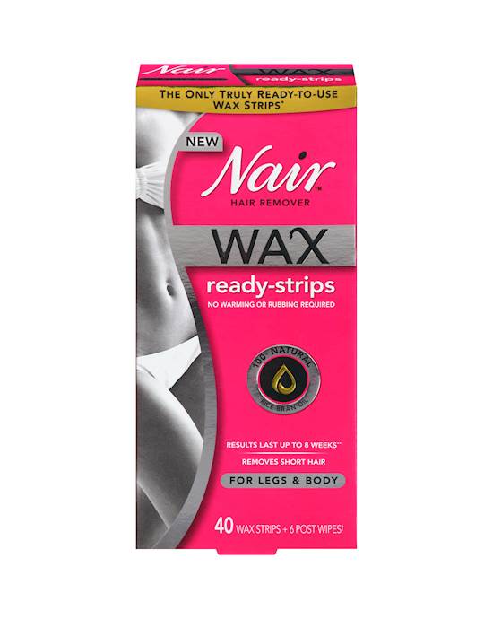 Nair Wax ReadyStrips Face  40 Pack