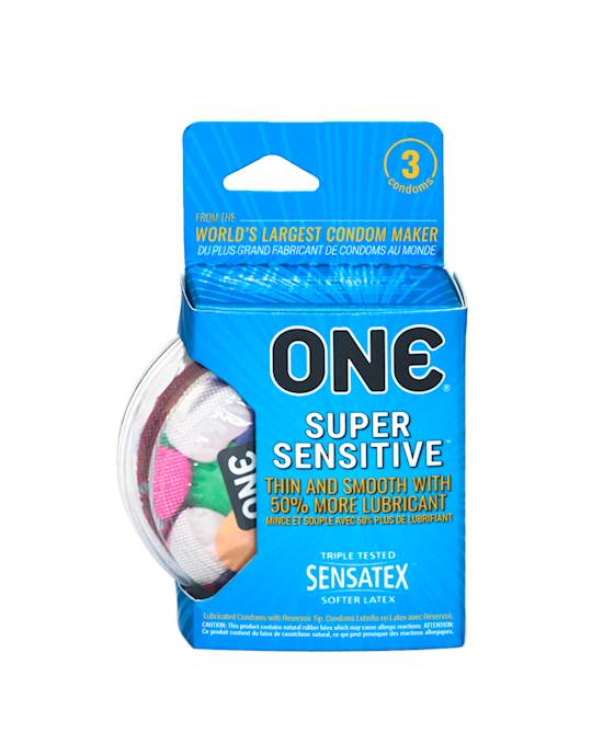One Super Sensitive Condoms 3 Pack