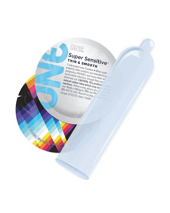 One Super Sensitive Condoms 3 Pack