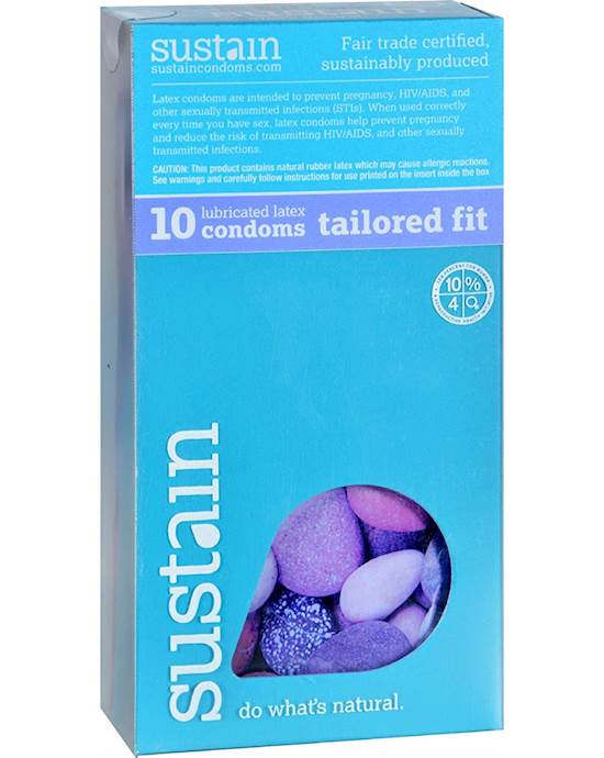 Sustain Tailored Condoms 10 Pack