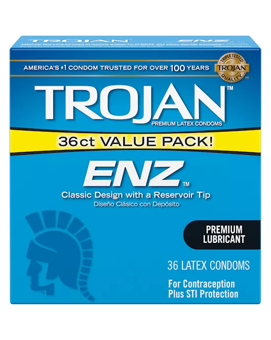 Trojan Enz Lubricated  36 Pack