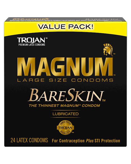 Trojan Magnum BareSkin Condoms 24 Pack