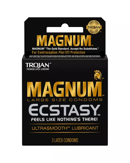 Trojan Magnum Ecstasy Condoms 3 Pack