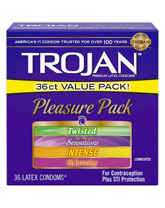 Trojan Pleasure Pack  36 Pack