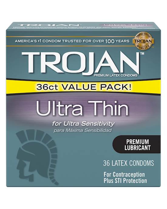 Trojan Ultra Thin Condoms 36 Pack